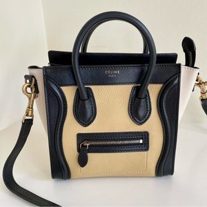 Celine Luggage nano cross body bag